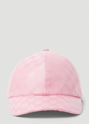 Gucci GG High Shine Baseball Cap Pink guc0154051