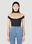 Mugler Cut Out Illusion Bodysuit Black mug0251013
