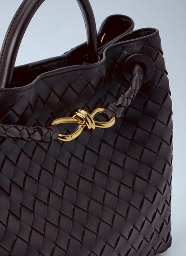 Bottega Veneta ミディアム  アンディアーモ  ハンドバッグ ブラウン bov0254060