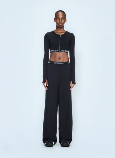Off-White Logo Band Pants Black ofw0260028