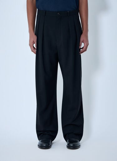 The Row Corley Wool Pants Black row0163001
