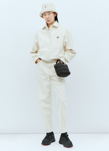 Brushed Twill Pants Moncler Brushed Twill Pants Off White mon0258021