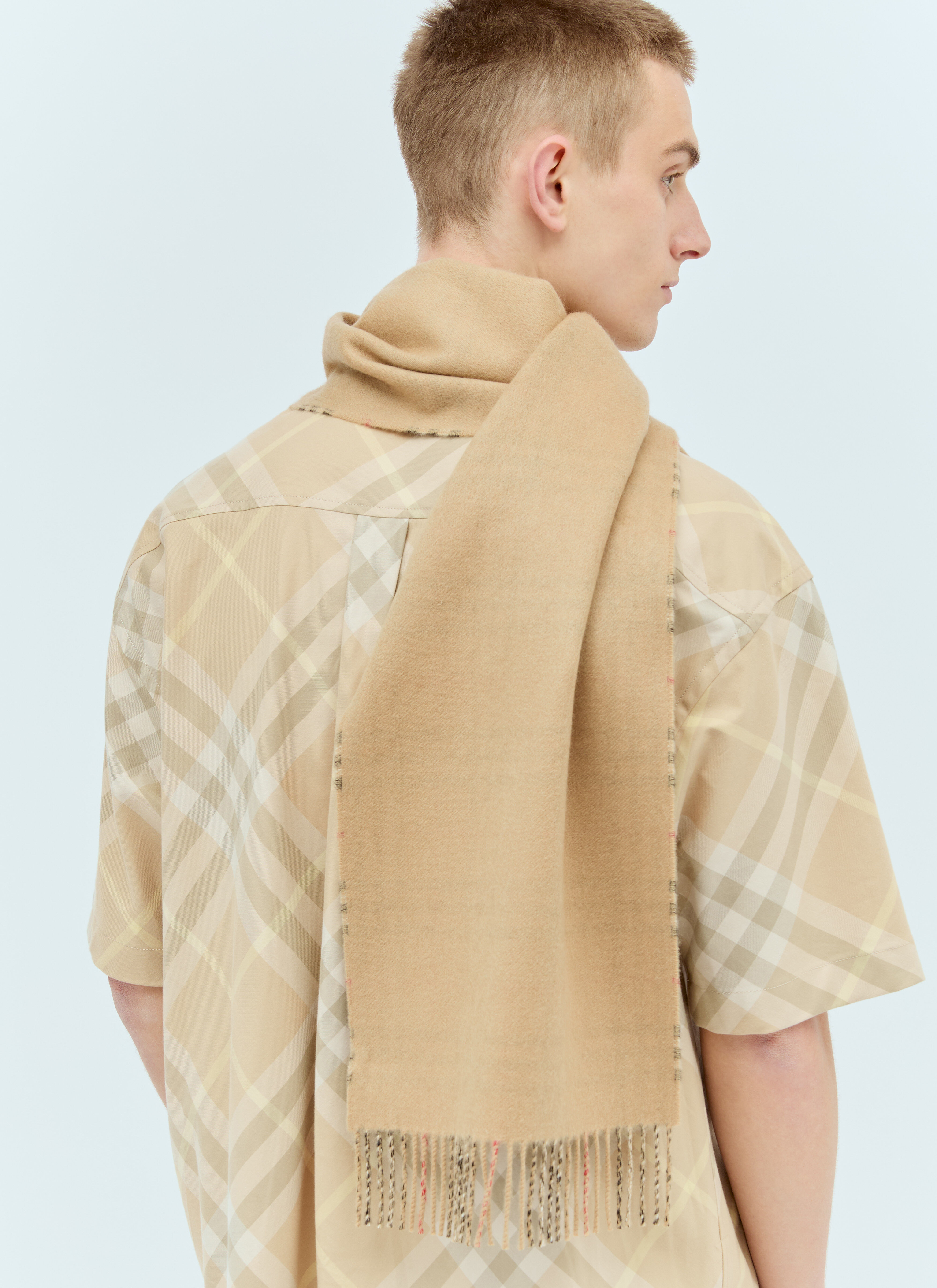 Beige burberry scarf cheap