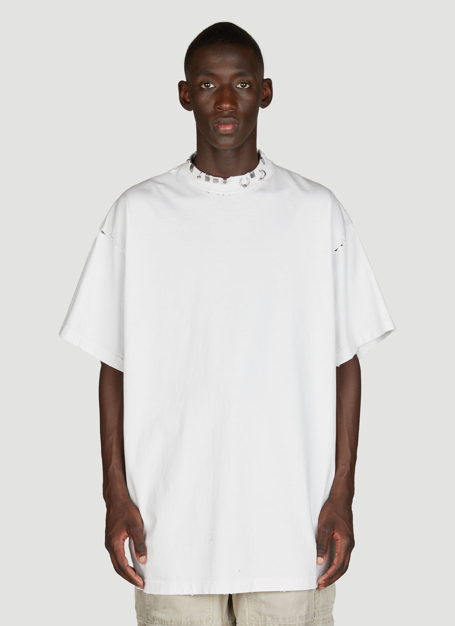 Balenciaga - Man T-shirts 4 In White