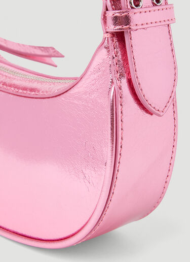 BY FAR Mini Soho Lipstick Shoulder Bag Pink byf0252012