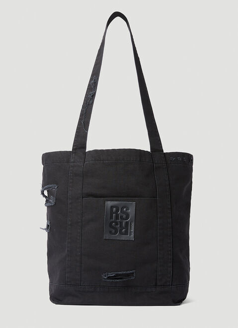 Raf Simons x Fred Perry ロゴパッチトートバッグ ホワイト rsf0152005