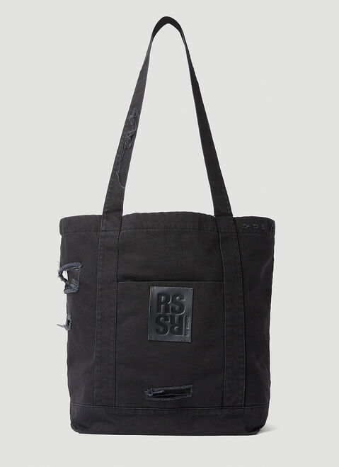 Maison Margiela Logo Patch Tote Bag Black mla0150029