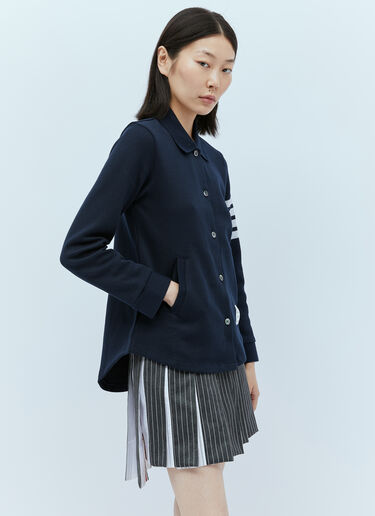 针织四道杠开衫 Thom Browne 针织四道杠开衫 蓝色 thb0253011