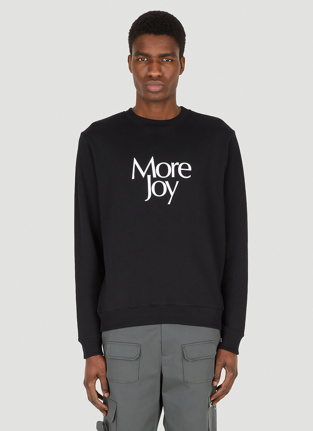 More Joy More Joy クラシックスウェットシャツ ブラック mjy0347073