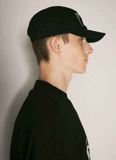 Rick Owens DRKSHDW Porterville Baseball Cap Black drk0158023