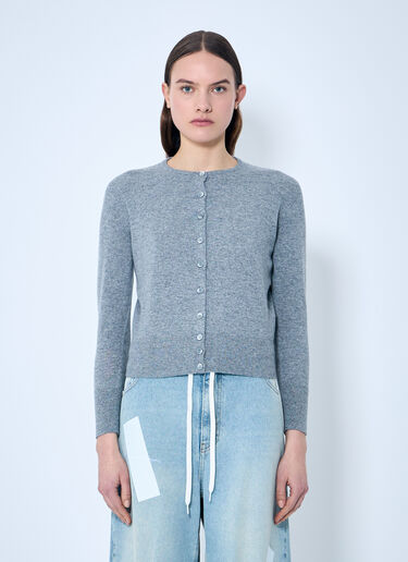 Maison Margiela Wool Cardigan Grey mla0259009