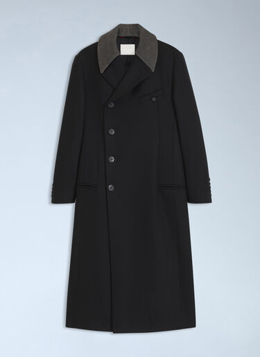 LN-CC® - HUGO x entire studios: Wool-Blend Long Coat - Black HUGO x entire studios Wool-Blend Long Coat Black hgb0166003