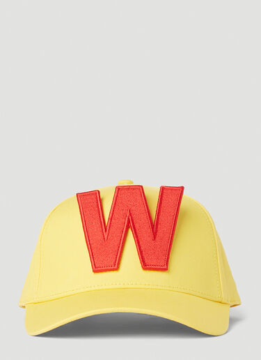Walter Van Beirendonck W Baseball Cap in Yellow