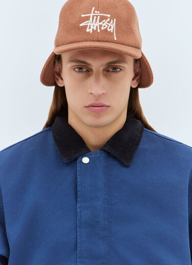 Stüssy Ear Flap Wool Crown Cap Brown sts0159017