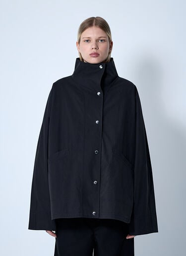 TOTEME Summer Parachute Jacket Black tot0261063