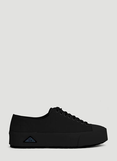 OAMC Logo Patch Lace Up Sneakers Black oam0152013