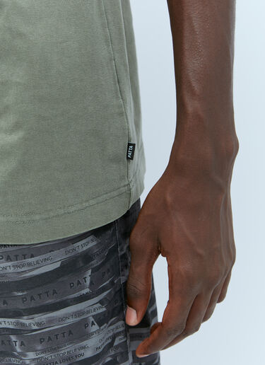 Logo Embroidery T-Shirt Patta Logo Embroidery T-Shirt Green pat0154006