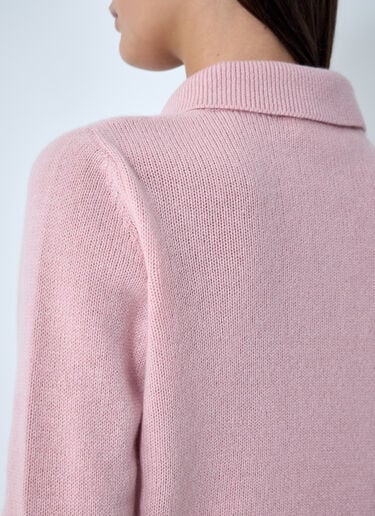 Logo Patch Sweater Marni Logo Patch Sweater Pink mni0262006