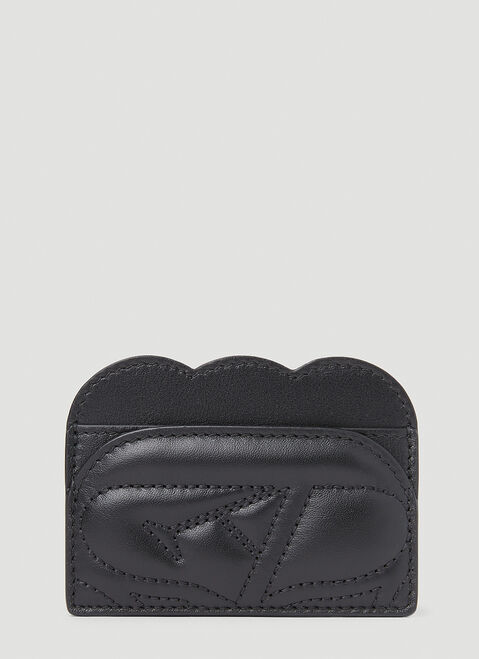 Balenciaga 씰 로고 카드홀더 블랙 bal0244040