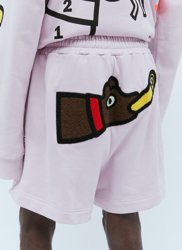 Adjustable Length Track Pants Walter Van Beirendonck Adjustable Length Track Pants Lilac wlt0154013