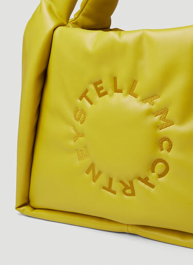 Stella McCartney Circle Logo Padded Tote Bag Yellow stm0251038