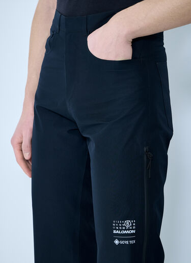 MM6 Maison Margiela x Salomon 徽标印花科技长裤 黑色 mms0159006