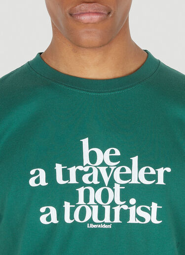 Liberaiders Be A Traveller T-Shirt Green lib0148008