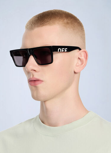 LN-CC® - Off-White: Casper Dark Grey Lens Sunglasses - Black Off-White Casper Dark Grey Lens Sunglasses Black ofw0364468
