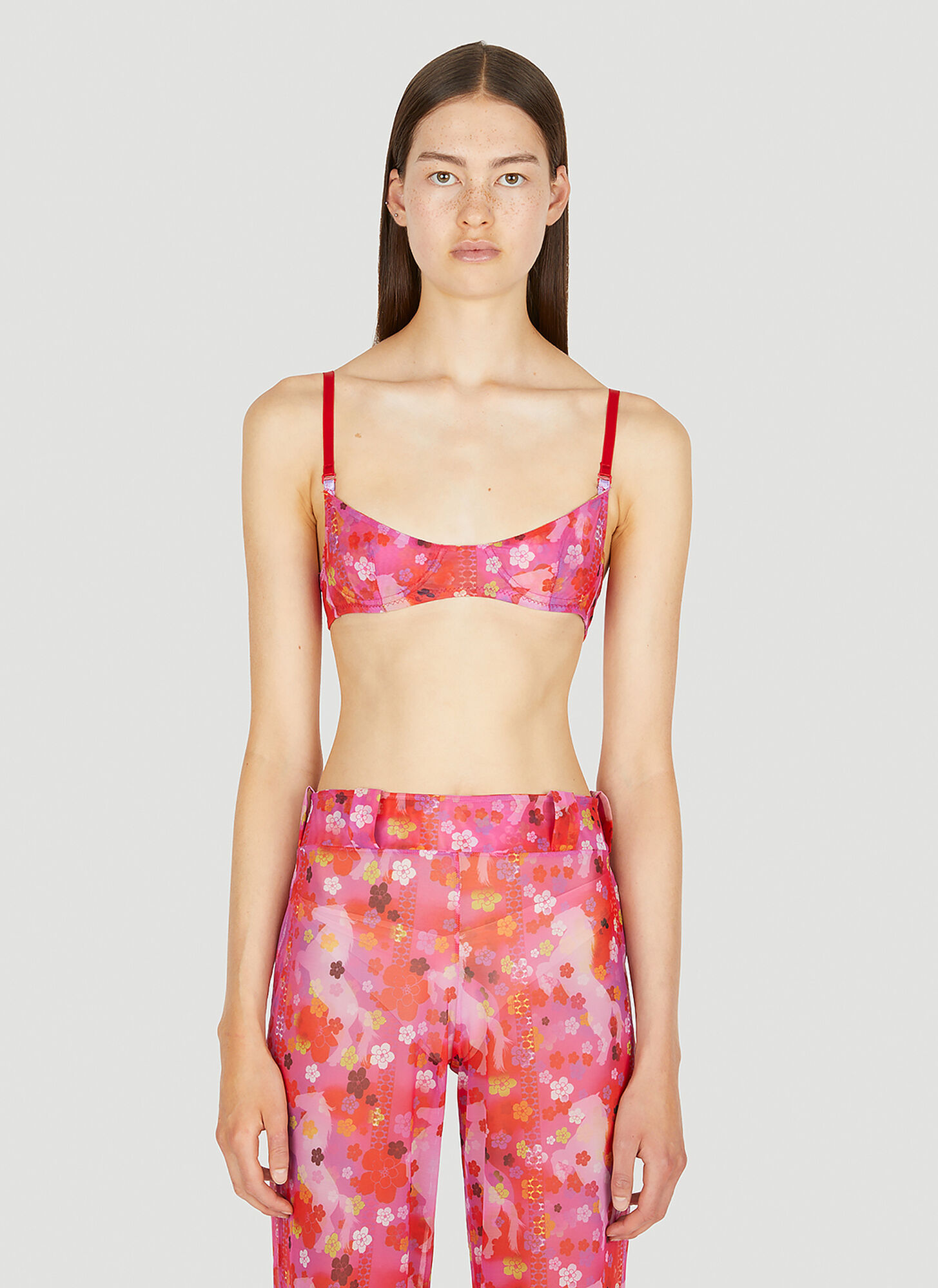 LOUISE LYNGH BJERREGAARD PONY PRINT BRA TOP