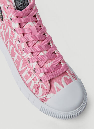 Versace Greca 徽标印花运动鞋 粉色 vrs0251039
