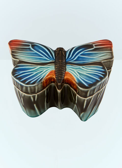 Bordallo Pinheiro Cloudy Butterflies Large Box Blue wps0691192