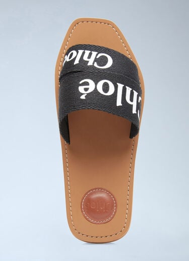 Chloé Woody Slides Black chl0255039