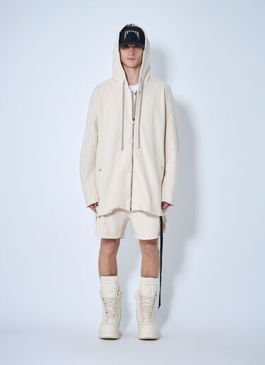 Rick Owens DRKSHDW Peter 拉链运动衫  米色 drk0160012