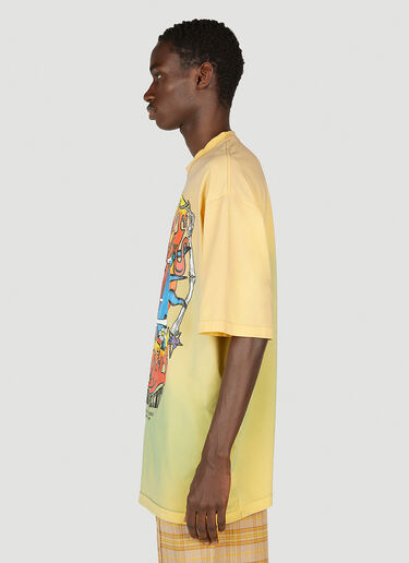 Screen Print T-Shirt Acne Studios Screen Print T-Shirt Yellow acn0351013