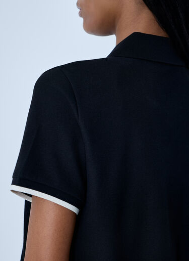 Logo Motif Polo Shirt Moncler Logo Motif Polo Shirt Black mon0263037