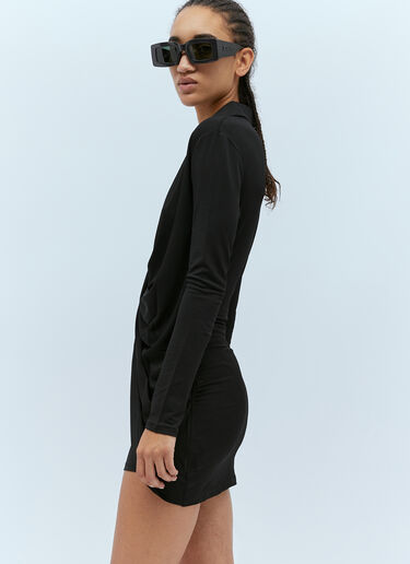 Jacquemus La Robe Bahia Jersey Dress Black jac0254005