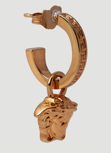 Medusa Head Hoop Earrings Versace Medusa Head Hoop Earrings Gold vrs0251061