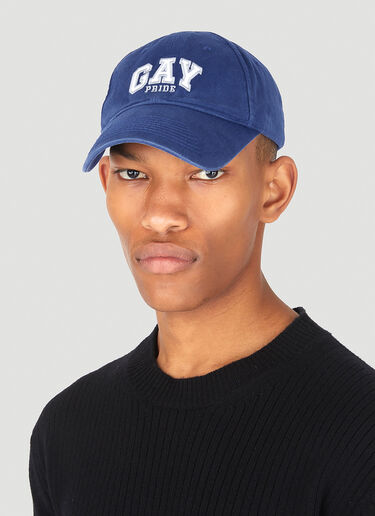 Balenciaga Pride Baseball Cap Blue bal0145139