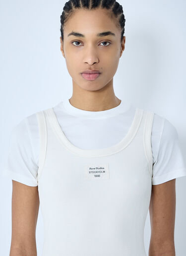 Layered T-Shirt Acne Studios Layered T-Shirt White acn0260005