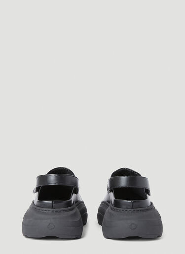 Sabot Platform Shoes Phileo Sabot Platform Shoes Black phi0152002
