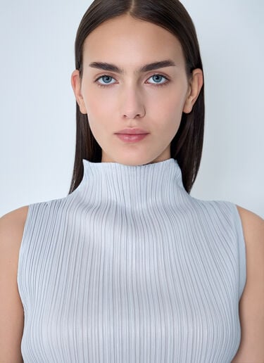 Pleated Tank Top Pleats Please Issey Miyake Pleated Tank Top Grey plp0262016