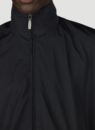 Balenciaga Draped Panel Puffer Jacket in Black | LN-CC®