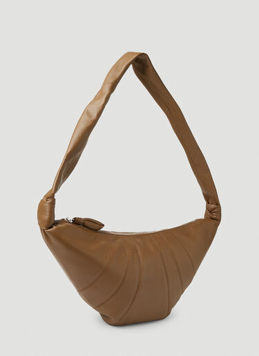 Lemaire Medium Croissant Shoulder Bag Brown lem0252015