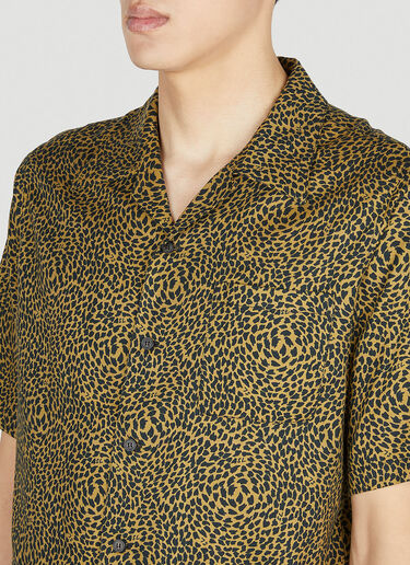 Saint Laurent Hawaii Short Sleeve Shirt Yellow sla0151020