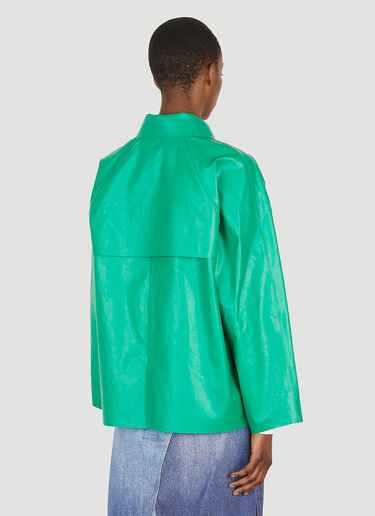 KASSL Editions Original Hip Oil Jacket Green kas0249007