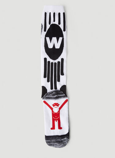 Walter Van Beirendonck W 양말 화이트 wlt0152024