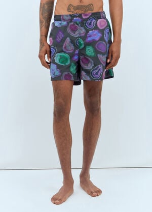 Patta Agathe Swim Shorts Black pat0156009