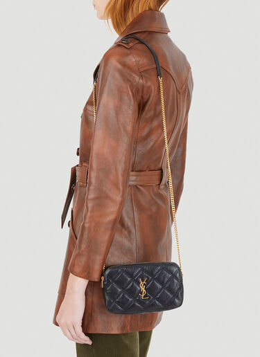 Saint Laurent Becky Mini Shoulder Bag Black sla0246052