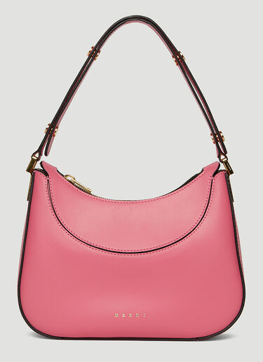 Marni Small Hobo Shoulder Bag Pink mni0249039