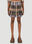 Rokh Multi Check Pleated Skirt Beige rok0250003